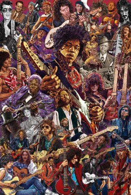 Legendarni Gitarzyści - plakat