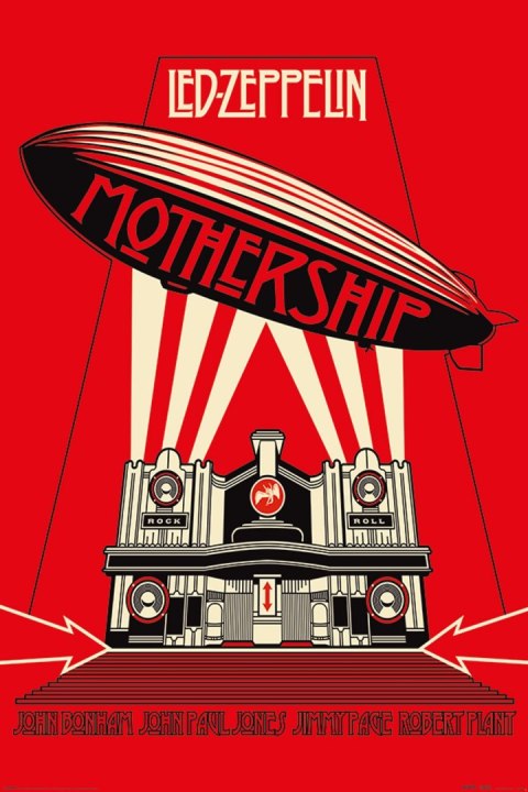 Led Zeppelin Mothership - plakat