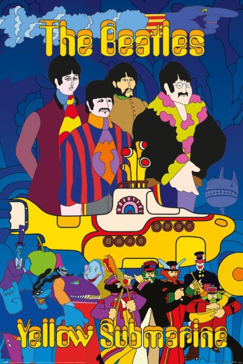 The Beatles Yellow Submarine - plakat