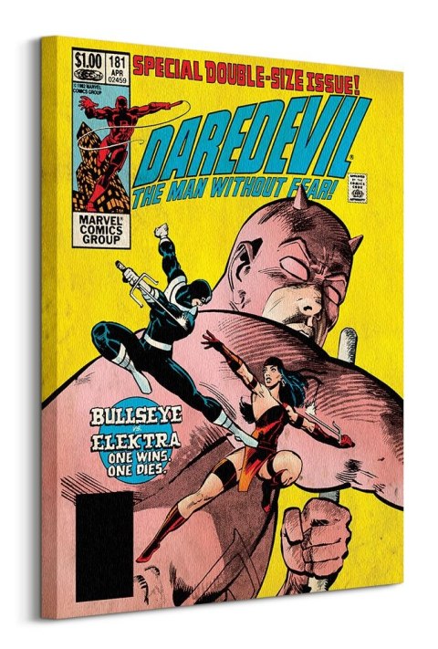 Marvel Comics Daredevil Bullseye vs Elektra - obraz na płótnie