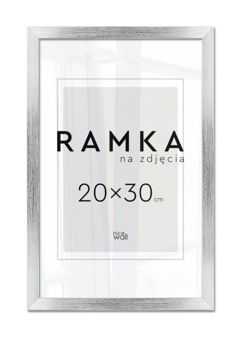 Ramka na zdjęcia 20x30 cm Srebrna