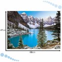 CASTORLAND Puzzle układanka 1000 elementów Jewel of the Rockies, Canada - Kanadyjskie Jezioro 68x47cm