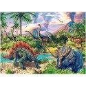 CASTORLAND Puzzle układanka 120 elementów Dinosaur Volcanos - Dinozaury przy wulkanach 6+