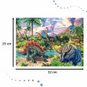 CASTORLAND Puzzle układanka 120 elementów Dinosaur Volcanos - Dinozaury przy wulkanach 6+