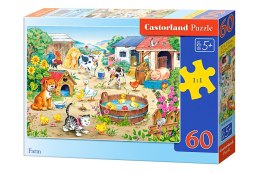 CASTORLAND Puzzle układanka 60 elementów Farm - Farma 5+