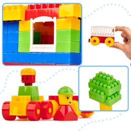 DIPLO Klocki 3D dla dzieci konstrukcyjne plastikowe 219el.