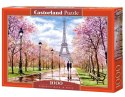 CASTORLAND Puzzle układanka 1000 elementów Romantic Walk In Paris Romantyczny spacer w Paryżu 68x47cm