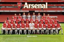 Arsenal Team Photo 10/11 - plakat