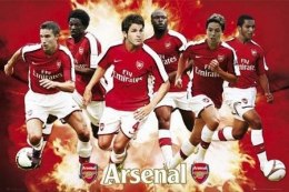 Arsenal gracze 08/09 - plakat