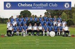 Chelsea team foto 09/10 - plakat