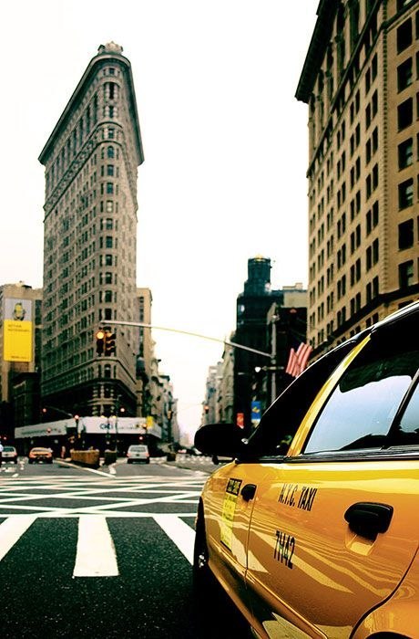 Cloudy day at New York - fototapeta