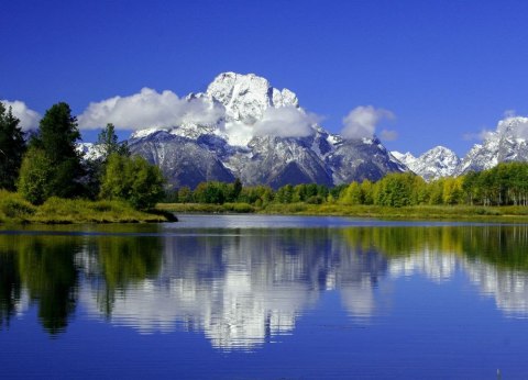 Górska refleksja - fototapeta