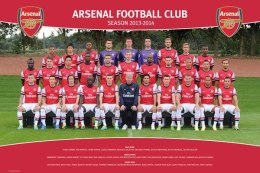 Arsenal F.C. Zdjęcie drużynowe 13/14 - plakat