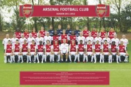 Arsenal Londyn Zdjęcie Drużynowe 11/12 - plakat