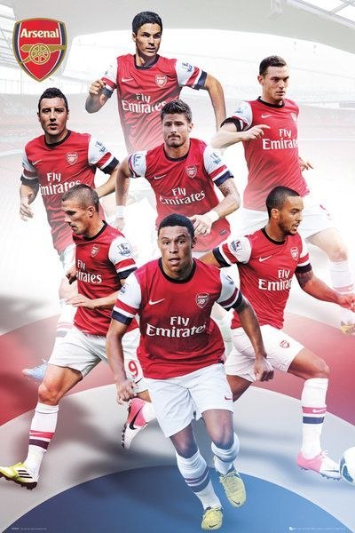 Arsenal Players 12/13 - plakat