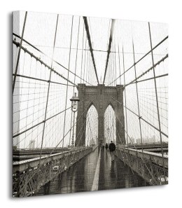 Brooklyn Bridge, Wide Angle - Obraz na płótnie