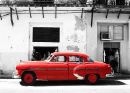 Cadillac, Havana Cuba - fototapeta