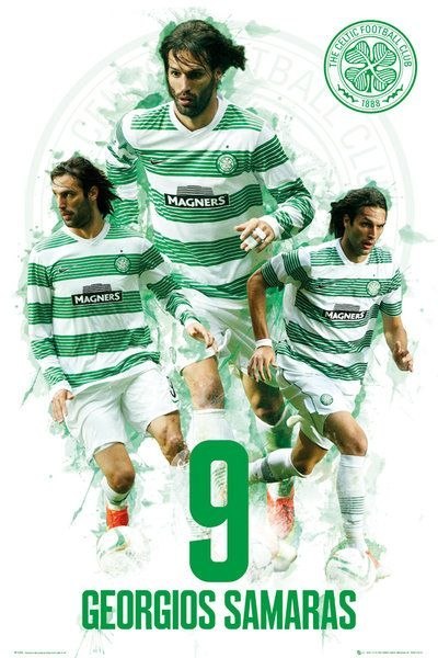 Celtic F.C. Georgios Samaras 13/14 - plakat