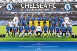 Chelsea 13/14 zdjęcie drużynowe - plakat