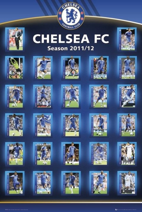 Chelsea F.C. Zawodnicy sezonu 2011/2012 - plakat