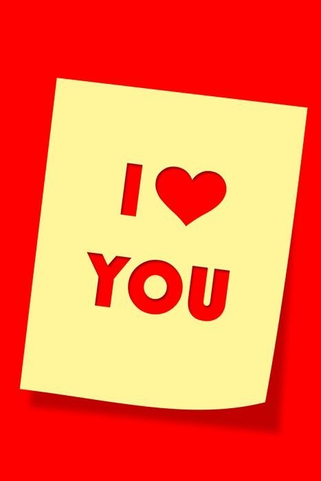 I love you - plakat