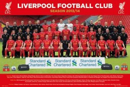 Liverpool F.C. Zdjęcie drużynowe 13/14 - plakat