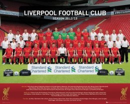 Liverpool Team Photo 12/13 - plakat