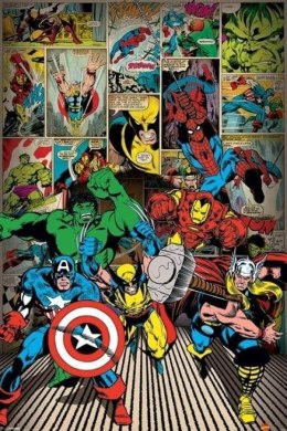 Marvel Comics - Here Come The Heroes - plakat