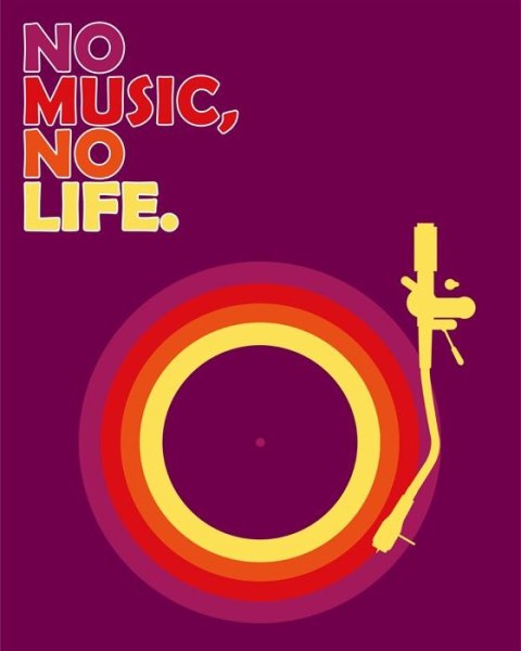 Music - plakat