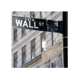 Wall street Ecke Broadway NY - reprodukcja