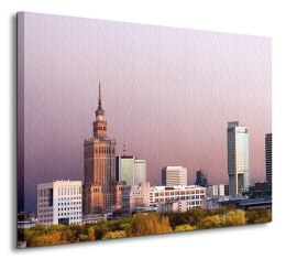 Warszawa, panorama miasta - Obraz na płótnie