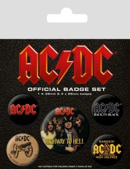 AC/DC Logo - przypinki