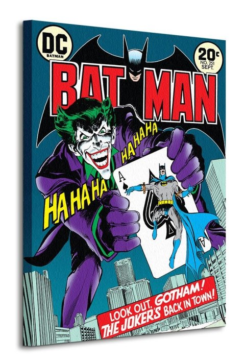 Batman Joker's Back In Town - obraz na płótnie