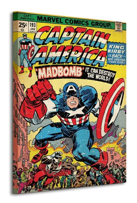 Captain America Madbomb - obraz na płótnie