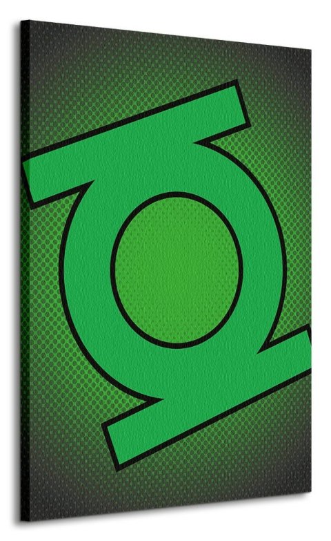 DC Comics Green Lantern Symbol - Obraz na płótnie