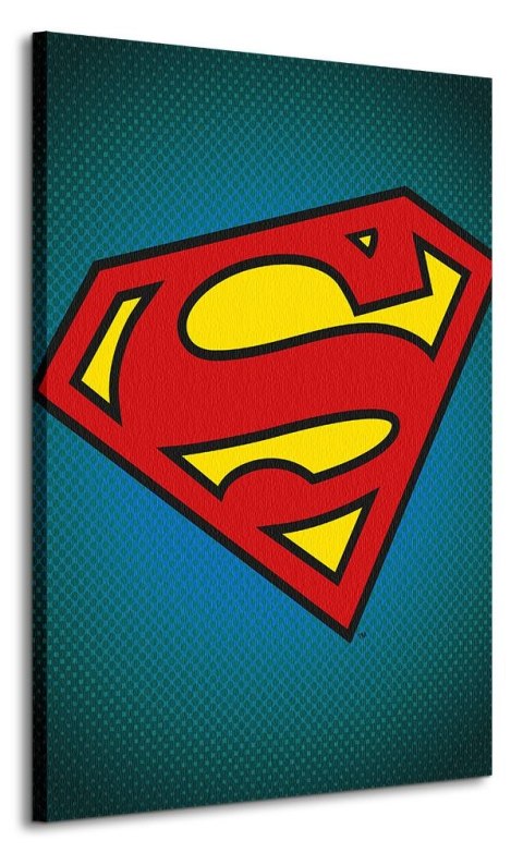 DC Comics Superman Symbol - Obraz na płótnie