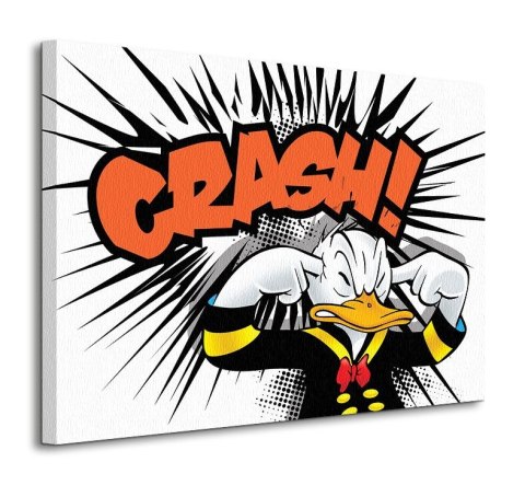 Donald Duck Crash - obraz na płótnie