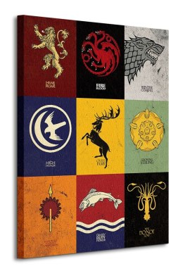 Game of Thrones Sigils - obraz na płótnie