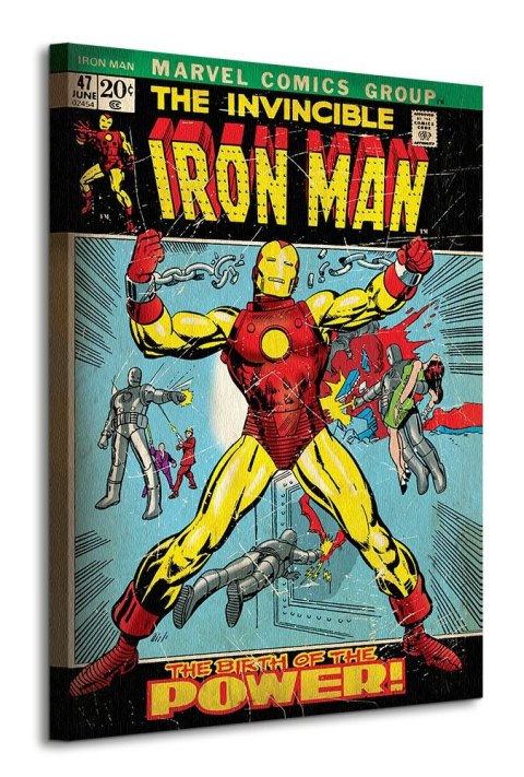 Iron Man Birth of Power - obraz na płótnie