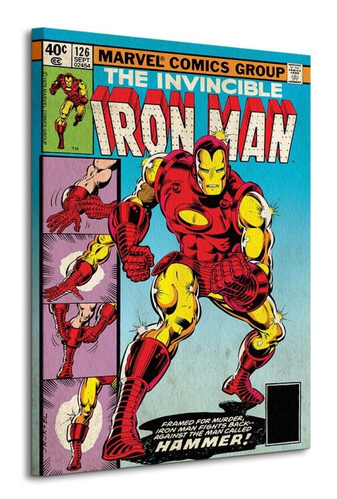Iron Man Hammer - obraz na płótnie