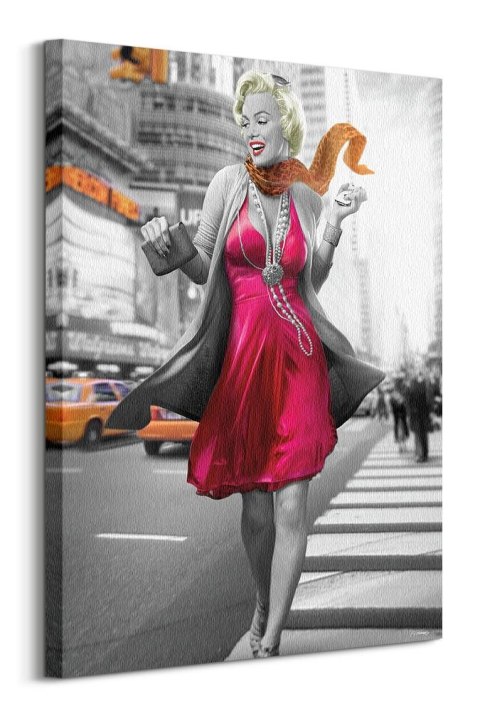 Jadei Graphics Marilyn Monroe New York Walk - obraz na płótnie