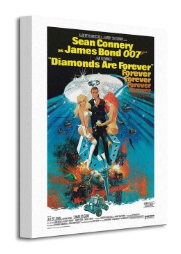 James Bond Diamonds Are Forever Claw - obraz na płótnie