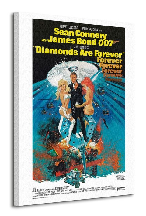 James Bond Diamonds Are Forever - Claw - obraz na płótnie
