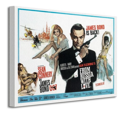 James Bond From Russia With Love - Painting - obraz na płótnie