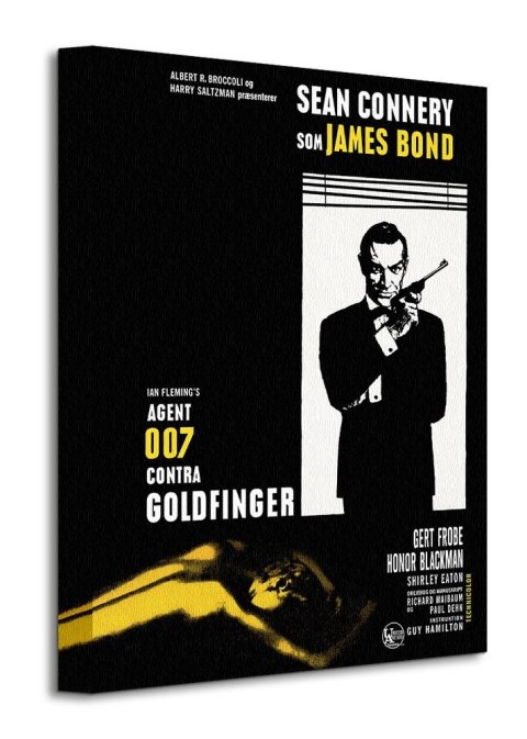 James Bond Goldfinger Window - obraz na płótnie