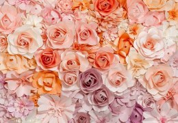 Kolorowe Róże - fototapeta