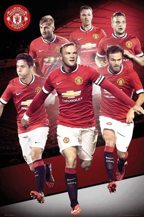 Manchester United Zawodnicy 14/15 - plakat