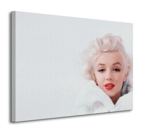 Marilyn Monroe White - obraz na płótnie