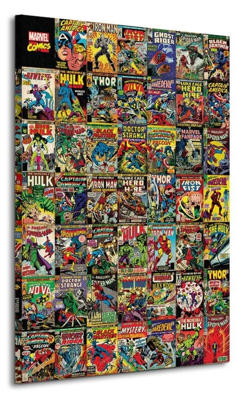 Marvel Comics Comic Covers - Obraz na płótnie