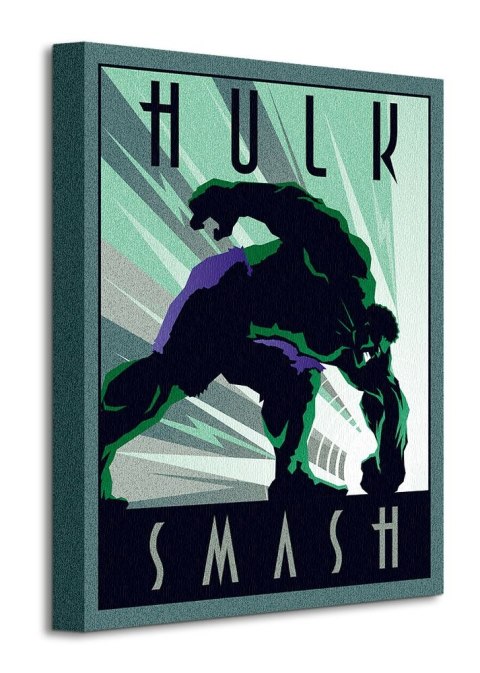 Marvel Deco Hulk - obraz na płótnie